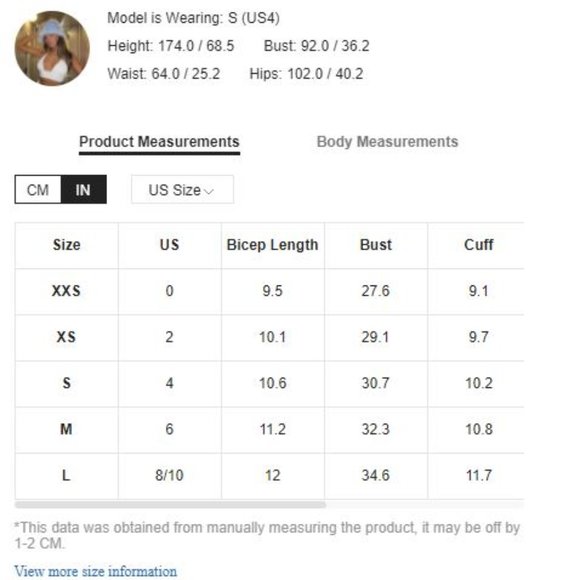 Black Star Mock Neck Crop Top - Picture 3 of 3